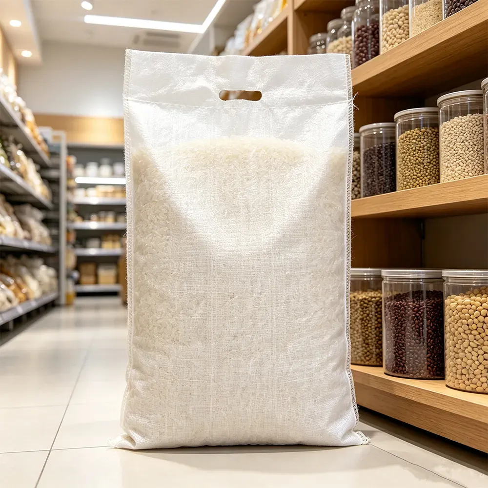 Sacos para embalagem de arroz de 5 kg: materiais, recursos e aplicações